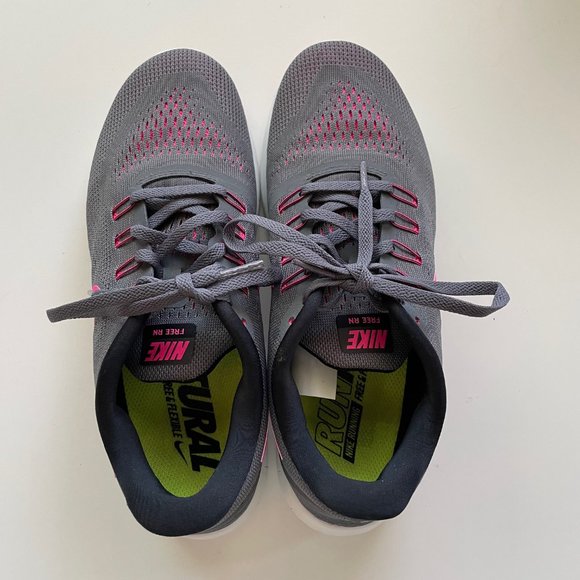 Nike Women's Free Run Slate Pink Running Shoes - Picture 2 of 10